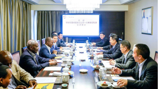 坦桑尼亚驻华参赞一行到pp电子集团交流座谈
