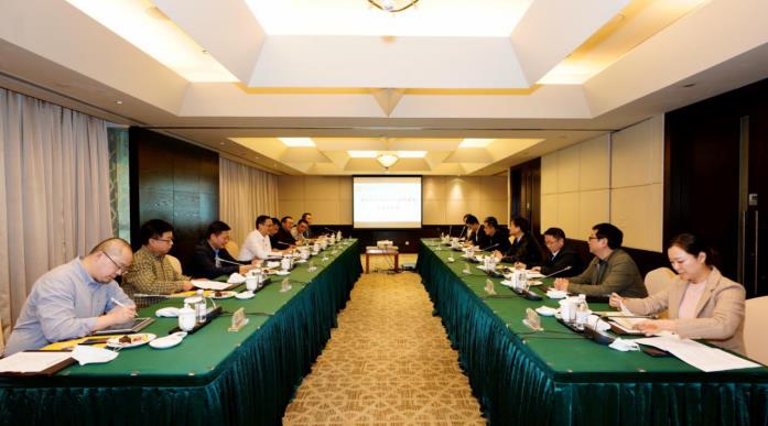 集团党委书记、董事长任丁会见重庆pp电子集团董事长乔昌志一行