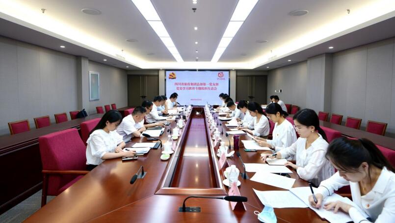 pp电子集团党委书记、董事长任丁加入总部第一党支部党史学习教育专题组织生涯会