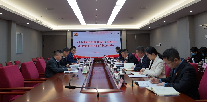 四川省pp电子集团向导赴各子公司督导2022年度党员向导干部民主生涯会